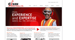 Desktop Screenshot of cisaninternational.com